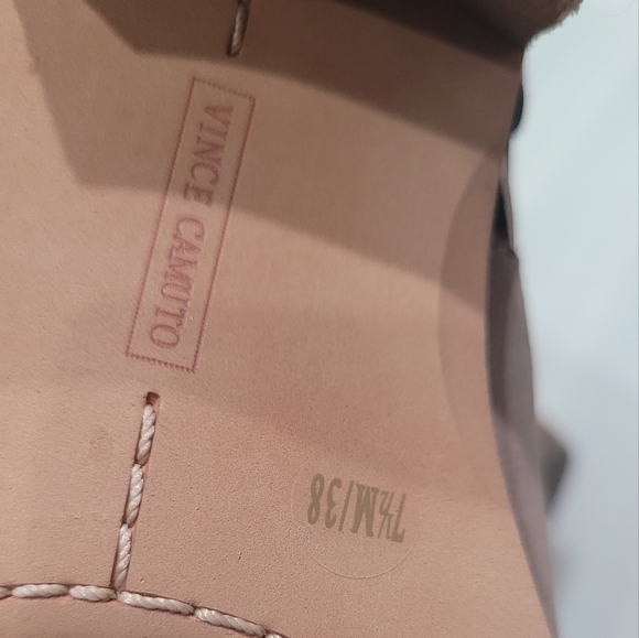 Vince Camuto PRESTETTA Pointed Toe Cut Out Side Braided Ankle Boots Sz 7.5M - Picture 11 of 11